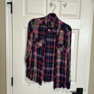 TORRID Multi color button down shirt. Lightweight